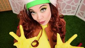 Succubus MILF in bodysuit teases and denies before getting drained