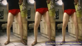 V&iacute_deo porno gay aficionado maduro en calzoncillos fetiche ropa interior Alejandro Mistral