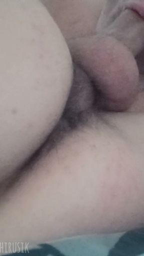 A tight twink unexpectedly takes a big daddy's cock in his beautiful ass , but he also gives his huge cock to suck !   Clip 1