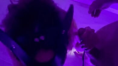 Double penetration in wife's pussy and hard sex in all holes with a friend at a house party