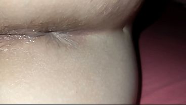 My lover took off the condom and filled my pussy with cum!