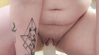 Time To Strech Myself For My Fresh Monstercock