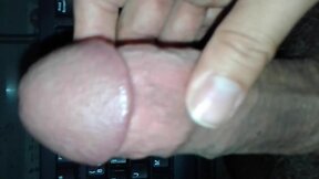 Masturbation in front of a nice video-lady