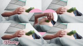 Blond Opens His Anus Shop