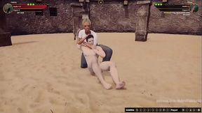 Felicity VS Rosie (Naked Fighter 3D)