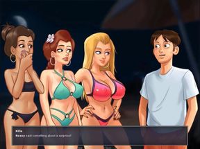 Summertime saga part 239 - orgy on beach