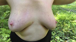 Oily Boobs Pounding in the Forest