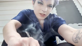 Femdom Bully Makes You Her Foot Boy Ashtray