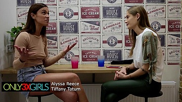 Alyssa Reece fingered to orgasm by Tiffany Tatum + interview