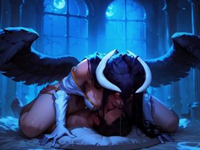 Ai Anime: a Beautiful and Sexy Demon Girl Fuck My