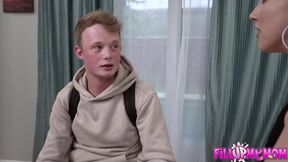 FILL UP MY MOM - Big Booty Stepmom Wants Creepy Stepson To Get Her Pregnant