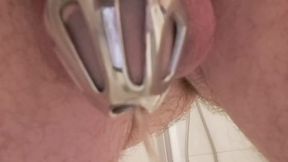 Pisciata con sorpresa, castit� e plug anale