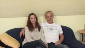 Hot threesome action with husband and lover in one bed - 2