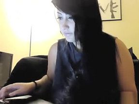 Big boobies brunette hottie jerking massive throbbing boner 02