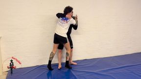 Kourtneyinked Vs Masked Rider - Submission Wrestling Showdown