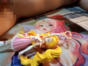 変態オタクがプリキュア・シャイニールミナスフィギュアにザーメンぶっかけ顔射オナニー【二次元アニメ美少女金髪変身ヒロイン】