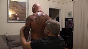 coconut oil muscle worship/cigar smoking with jim love and jason collins!