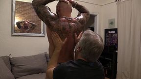 coconut oil muscle worship/cigar smoking with jim love and jason collins!