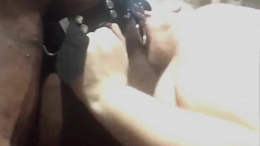 Black Mature Muscle Receives Tit Wank & Fucks Big Butted Lad