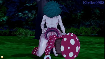 Kinoko Komori and Mei Hatsume and Izuku Midoriya intense sex  - My Hero Academia Hentai