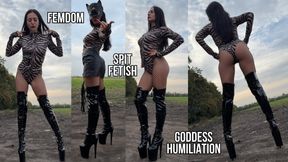 I Humiliate you wearing Latex and leather