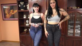 ChickPass 4k - Indigo Dances and Tiffany Nacke give head in tight jeans