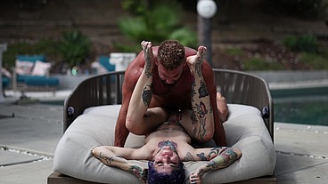 ANAL & PUSSY DRILLING WITH TATTOED BABE BADMOMTITI