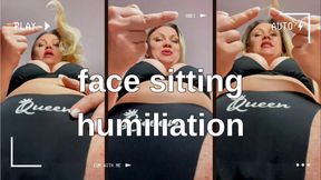 POV Face Sitting and Humiliation Talk