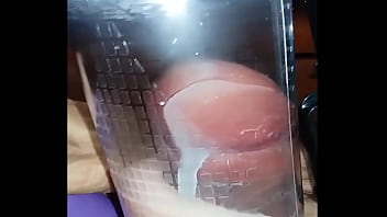 Cumshot in the tube