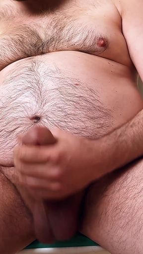 Big Hairy Bear Jerking off