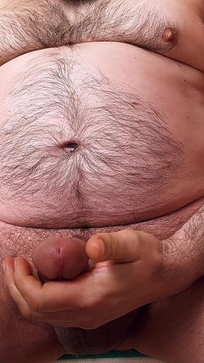 Big Hairy Bear Jerking off