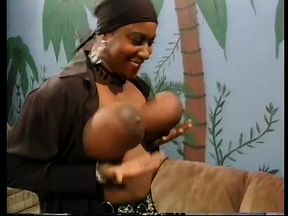Big black mamma rides a nice hard cock like a good slut