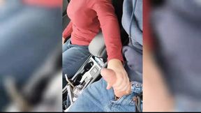 Vibrating Panties and Cock play in the car