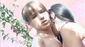 ”Mesmerizing petite teen goes lesbo”