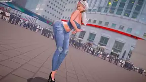 Willow Schnee Dances Seductively for JICJIC Fun in Anime RWBY Style