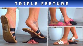 Swallow the Filth Beneath My Dirty Vacation Slides - Triple Feeture - Gag Cam (T21)