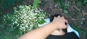 I gave her oral in the woods and cum quickly - Lesbian_illusion