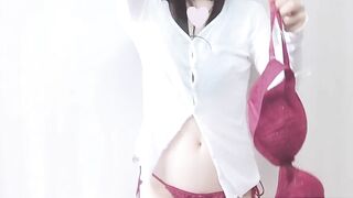 生脱ぎ❤︎sexyな赤い下着❤︎ take off Raw Hot Red Panty❤︎ 脱掉生 性感红裤