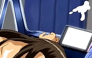 Hentai babe fucked and toyed in the car