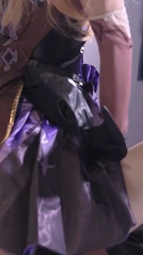 Handjob Edging Genshin Impact Fischl Cosplayer get Fucked, Asian Hentai Shemale Cosplay 3   Clip 1