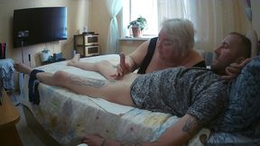 Cumshot From a Deep Blowjob From a Girlfriend