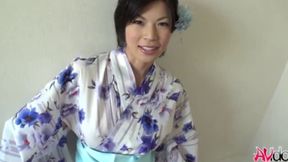 Outdoor Uncensored Pleasure with Japanese Beauty Saki Aoyama in Traditional Wear