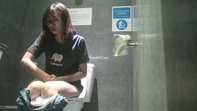 Public toilet masturbation