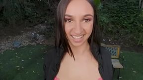 Hailey Rose's tight pussy and deepthroat