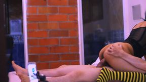 The Teacher and the Owner of the Art Gallery Go to the Apartment to Fuck.