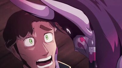 Enjoy a steamy magic hentai porn with a hot babe in this hentai video