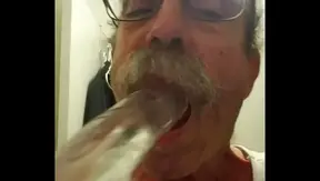 Florida Grandpa Chokes on Massive Dildo – Real Gay Solo Sucking Action – XXXTales