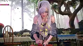 Curvaceous Dominatrix Claims Eager in Steamy 3D Encounter