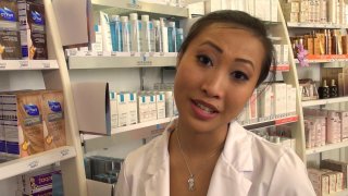 Beautiful Asian Pharmicist Takes the Cock of a Hung Customer up Her Ass