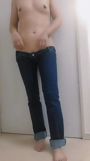 Japanese MILF Low-rise Jeans